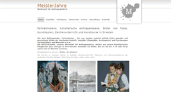 Desktop Screenshot of meister-jahre.de