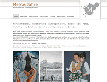 Tablet Screenshot of meister-jahre.de